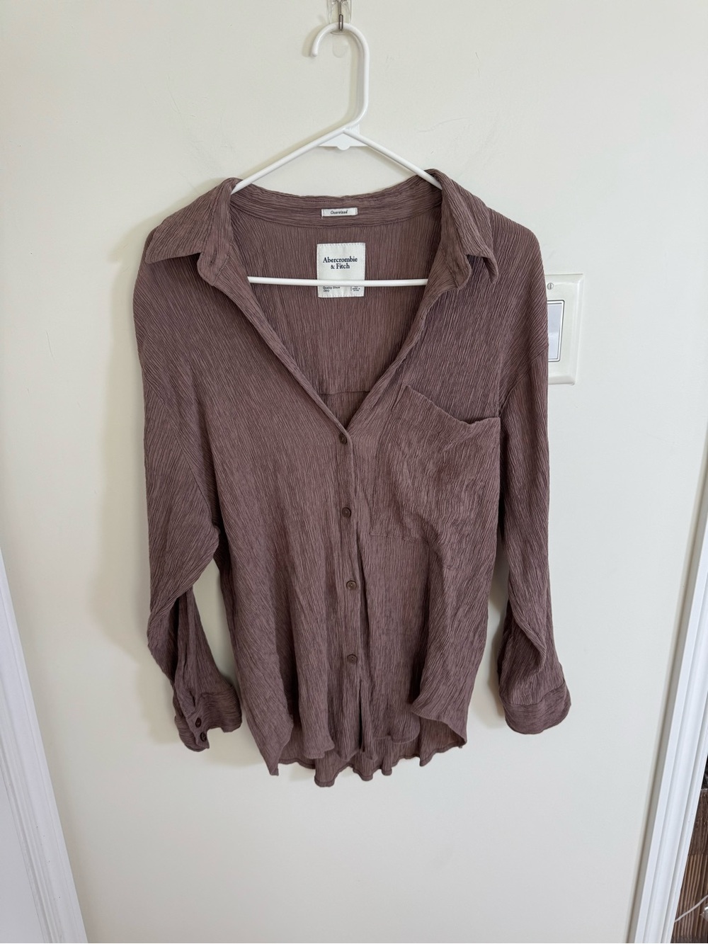Abercrombie and Fitch Oversized Button Down Shirt M